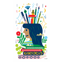 Complete a Coloring Page Badge